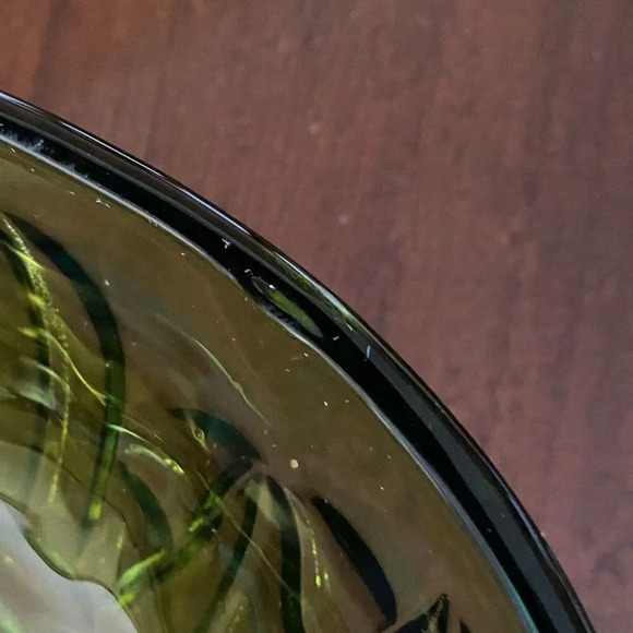 Indiana Glass Avacado Grape Shape Fruit Serving Dish - Picture 6 of 7